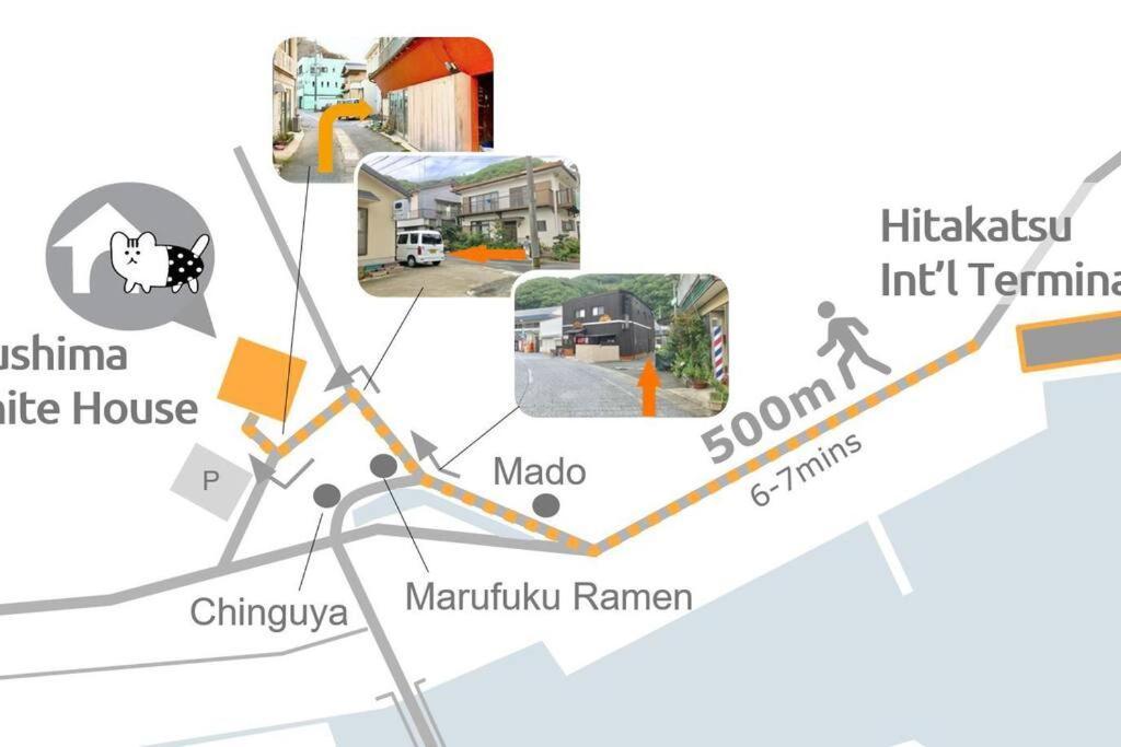 Tsushima White House Bed & Breakfast Dış mekan fotoğraf